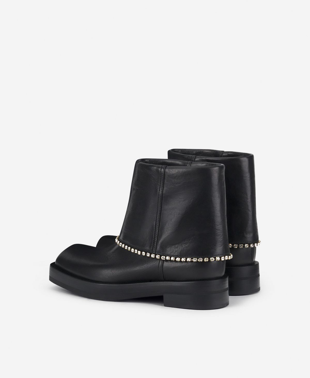 Agl Stivaletto texano con strass Nero Rina Strass Saldi