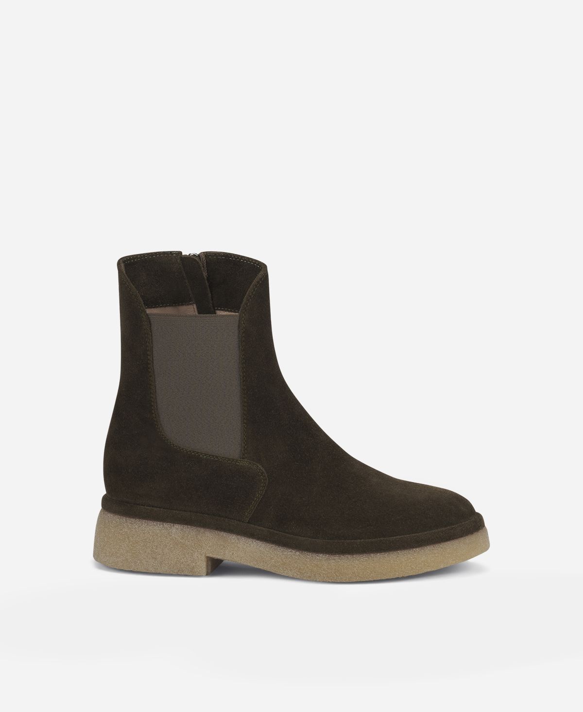Agl Stivaletto con zip ed elastico Brown Alison R Beat Spedizione Gratuita