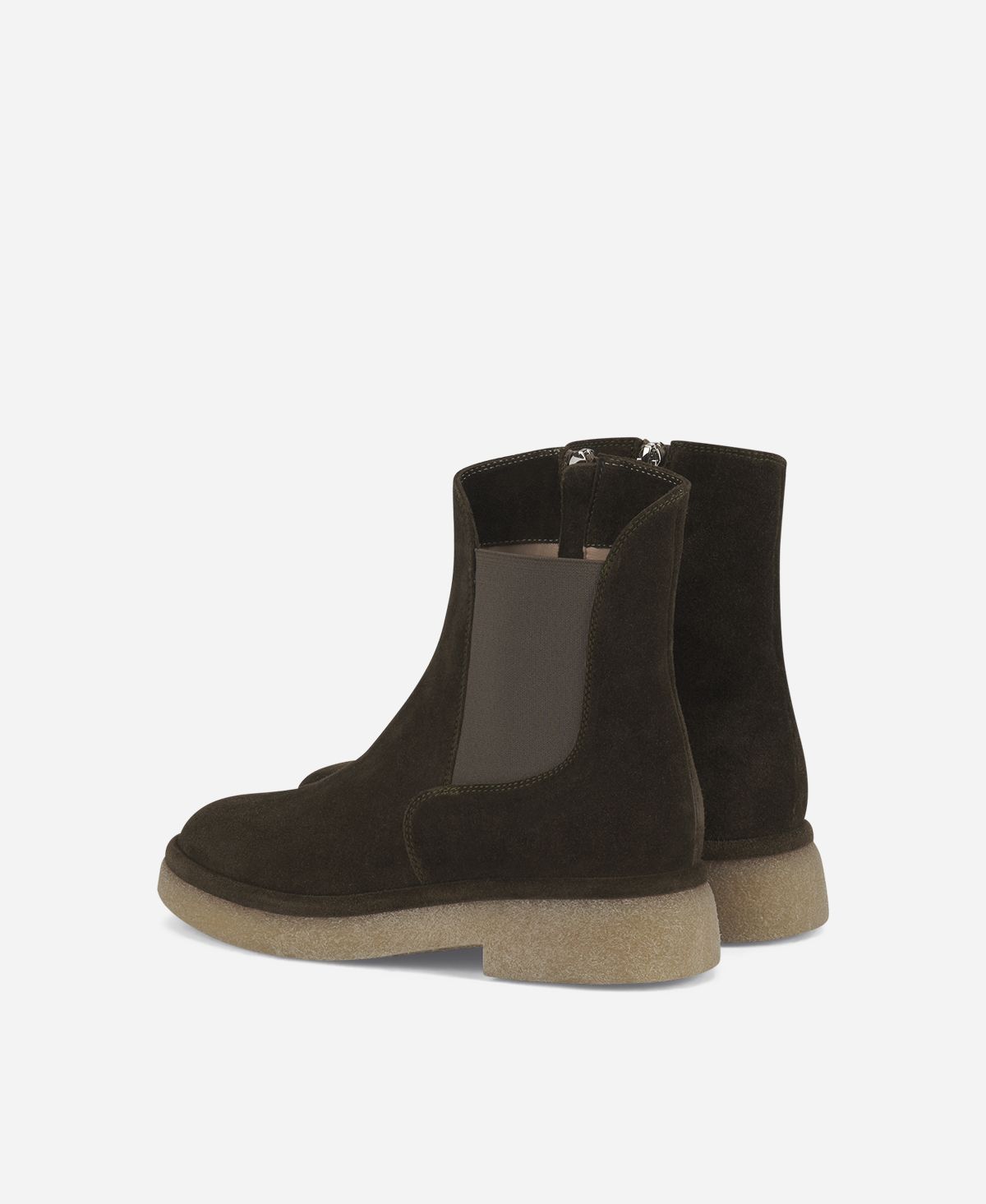 Agl Stivaletto con zip ed elastico Brown Alison R Beat Spedizione Gratuita