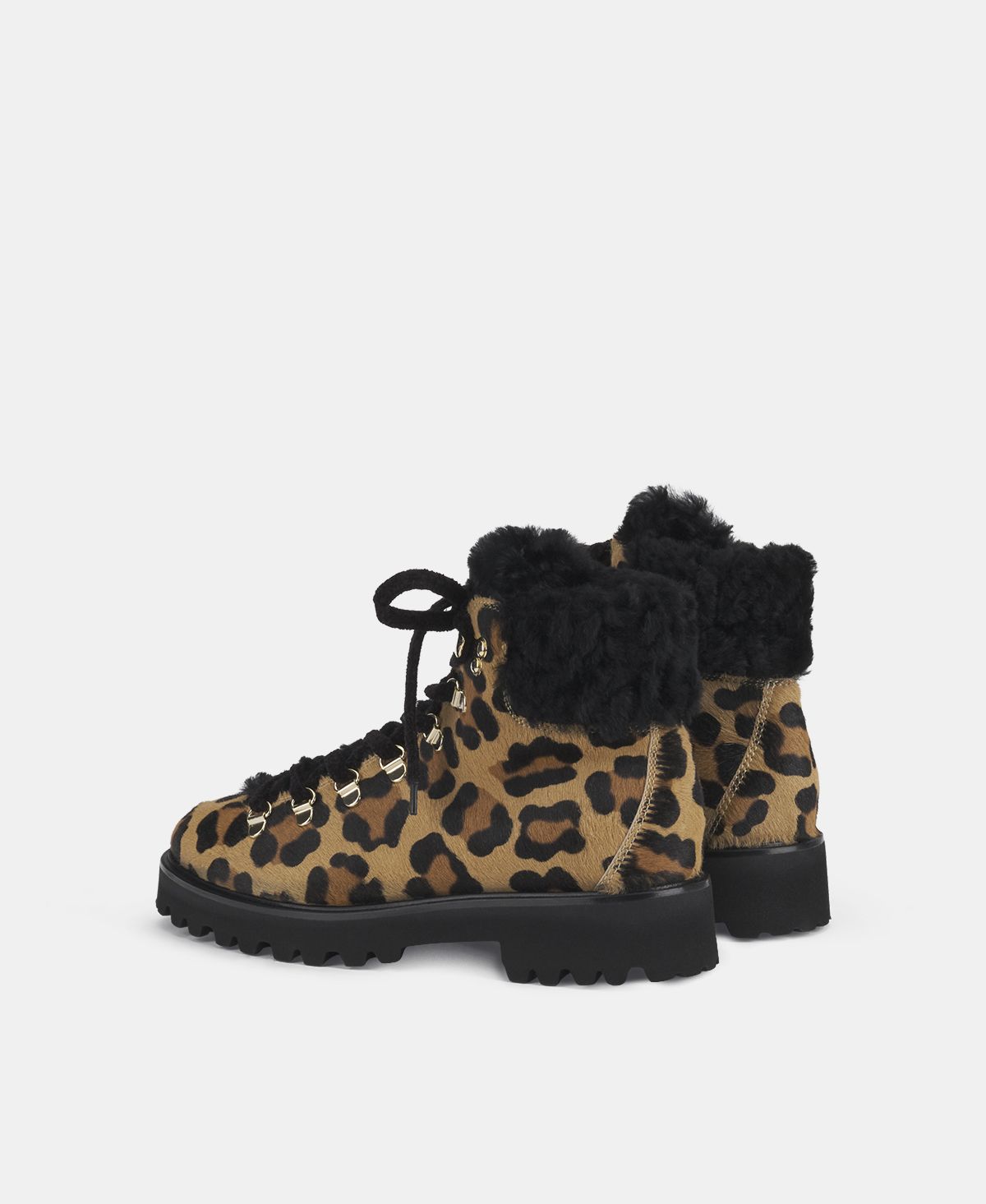Agl Stivaletto con pelliccia Stampa leopard Goldie Mountain Soddisfazione Garantita