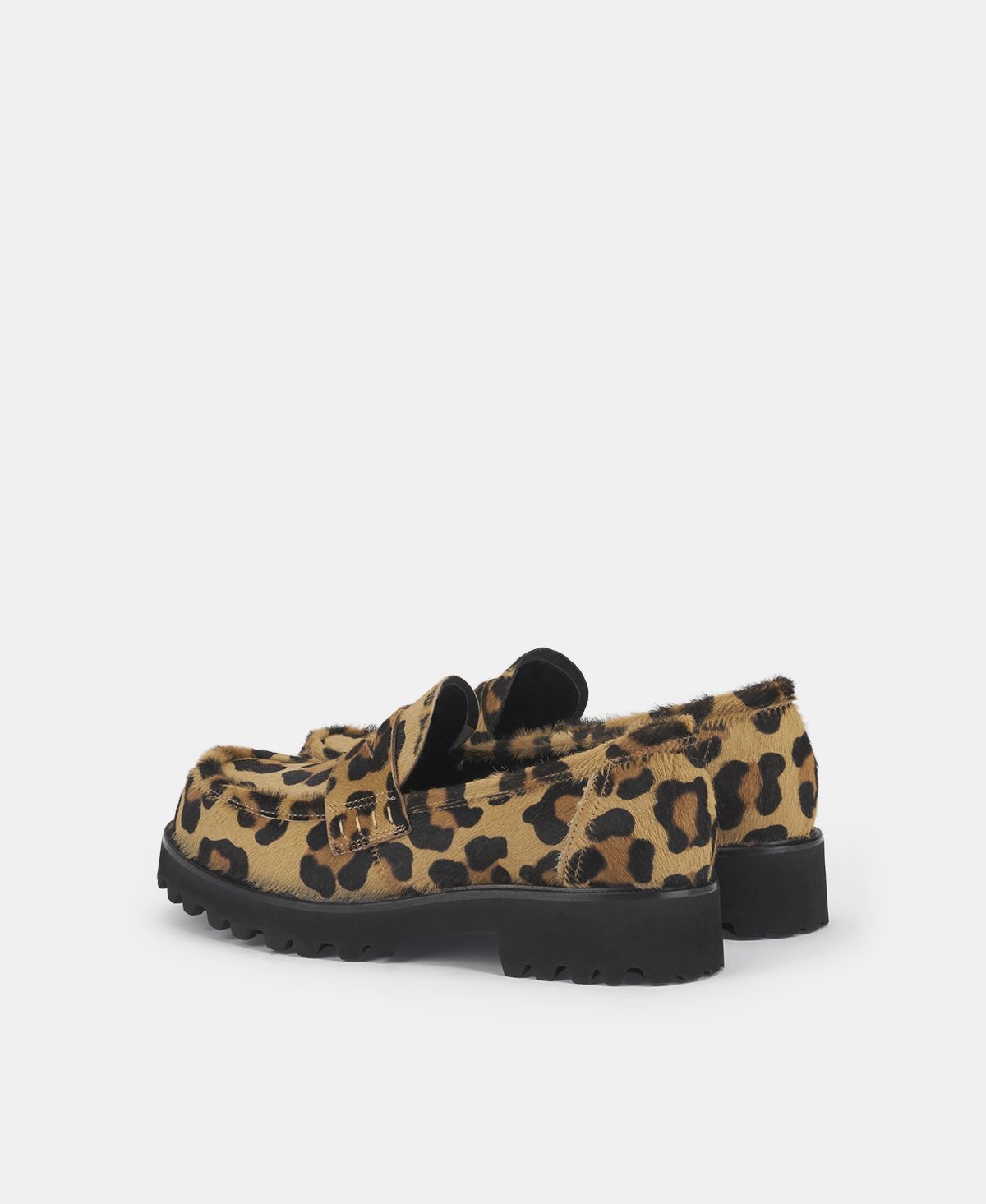 Agl Mocassino animalier con suola chunky Stampa leopard Goldie Qualità Garantita