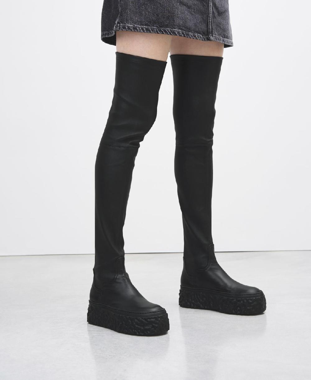 Agl Stivale cuissard stretch Nero Magma Boot Sottocosto