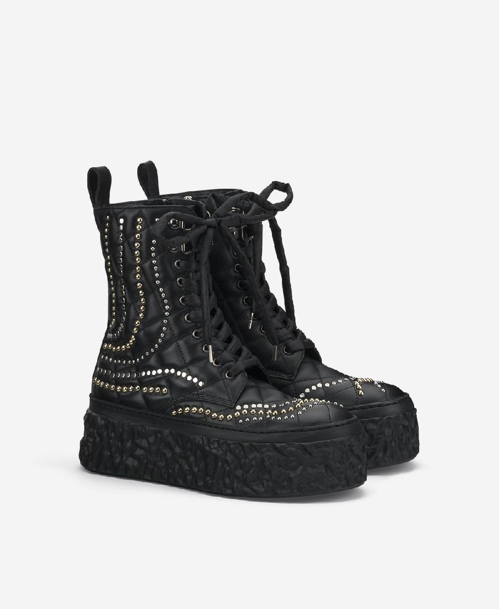 Agl Stivaletto con borchie Nero Magma High Flawed Convenienza