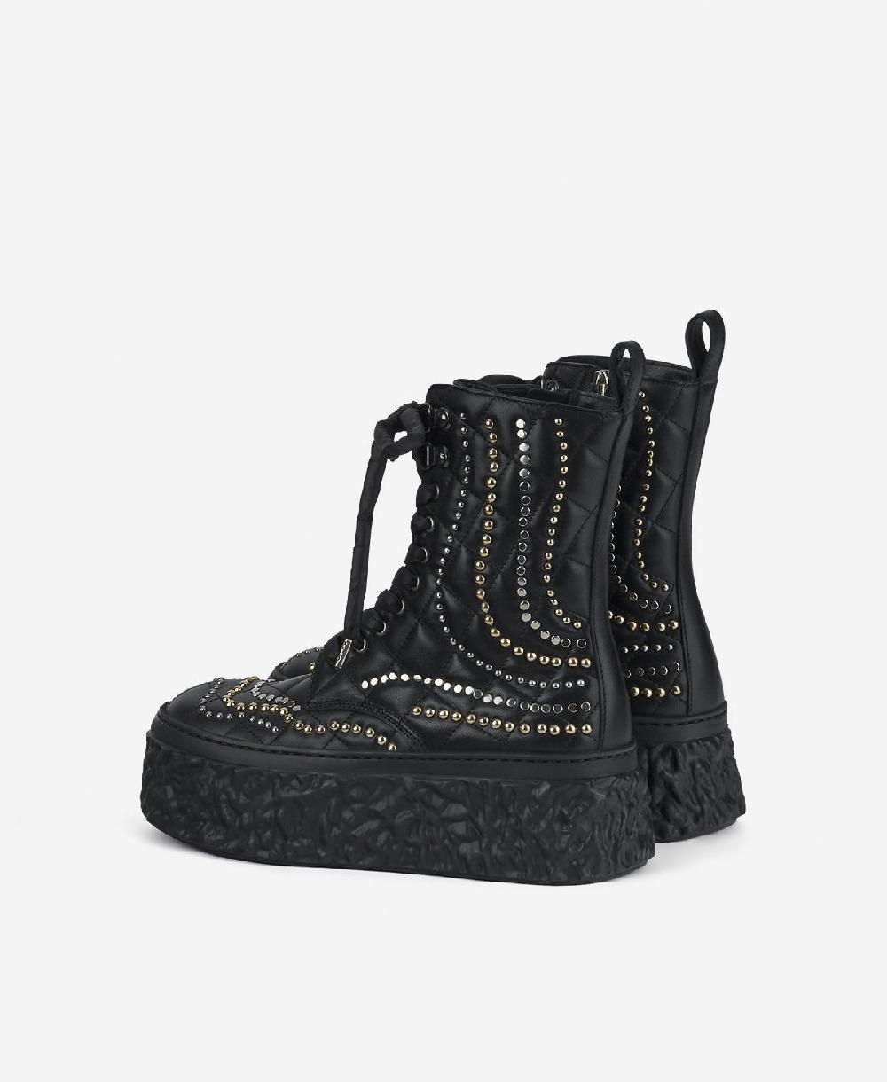 Agl Stivaletto con borchie Nero Magma High Flawed Convenienza