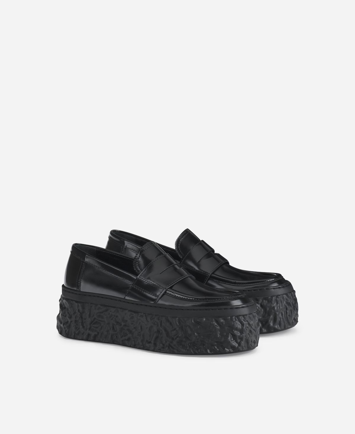 Agl Mocassino con platform Nero Magma Moc Novità