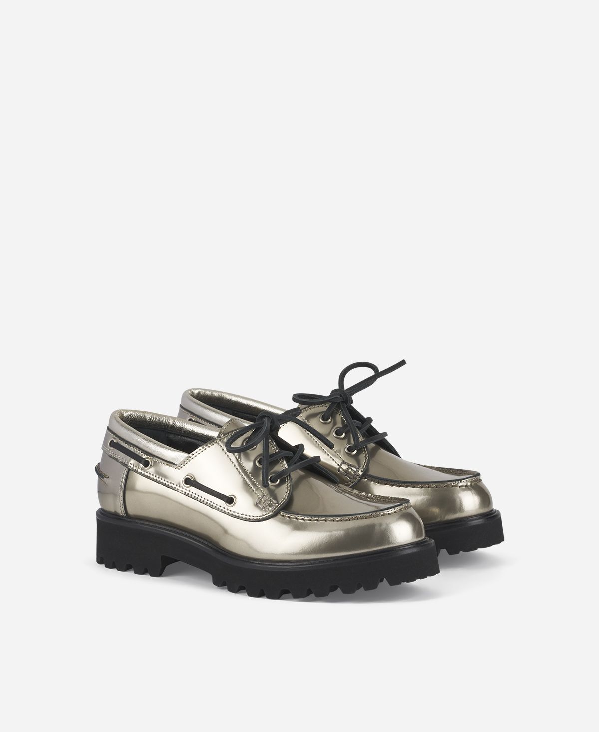 Agl Stringata metal Platino Goldie Barca Presa