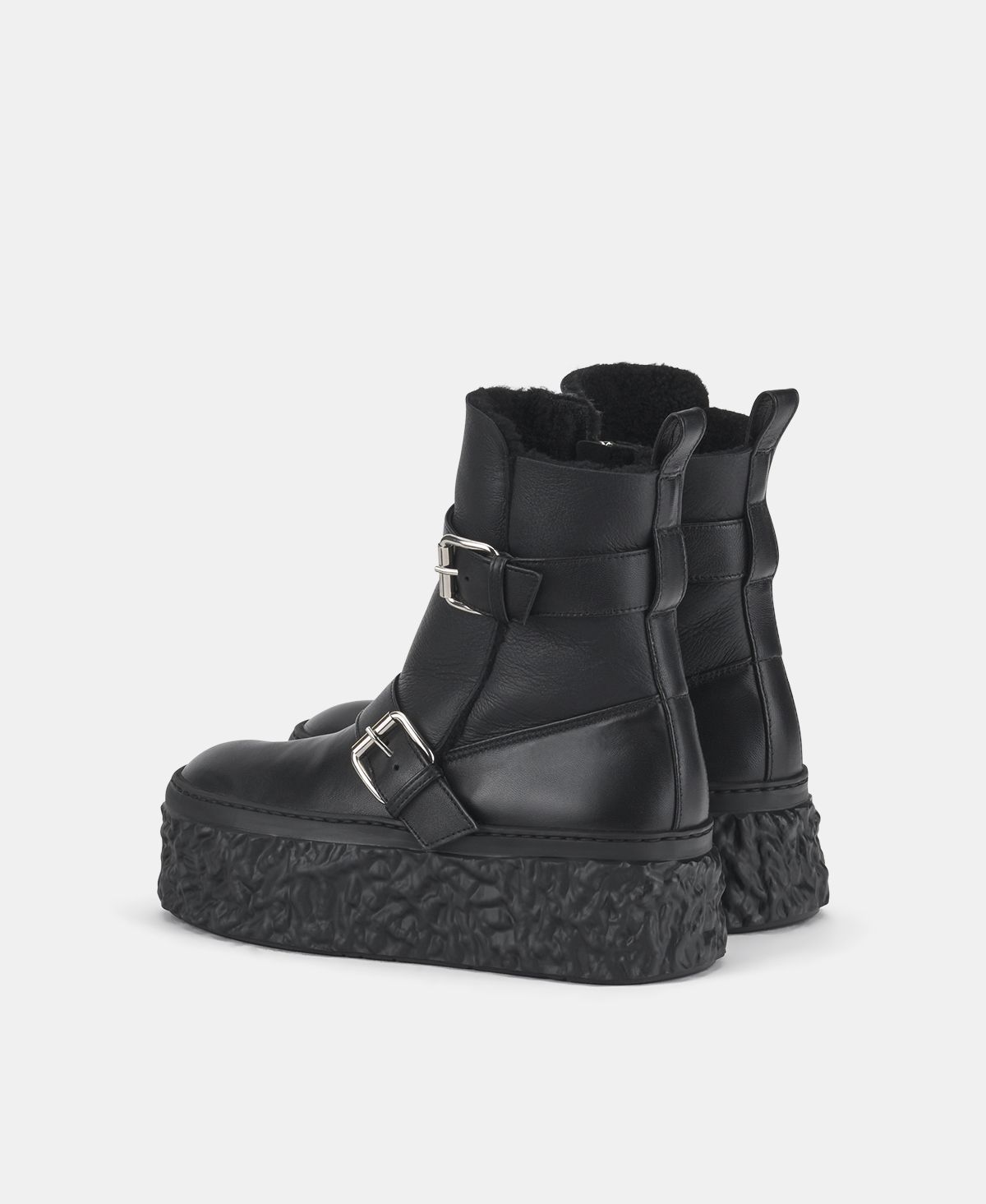 Agl Stivaletto con montone Nero Magma Biker Online