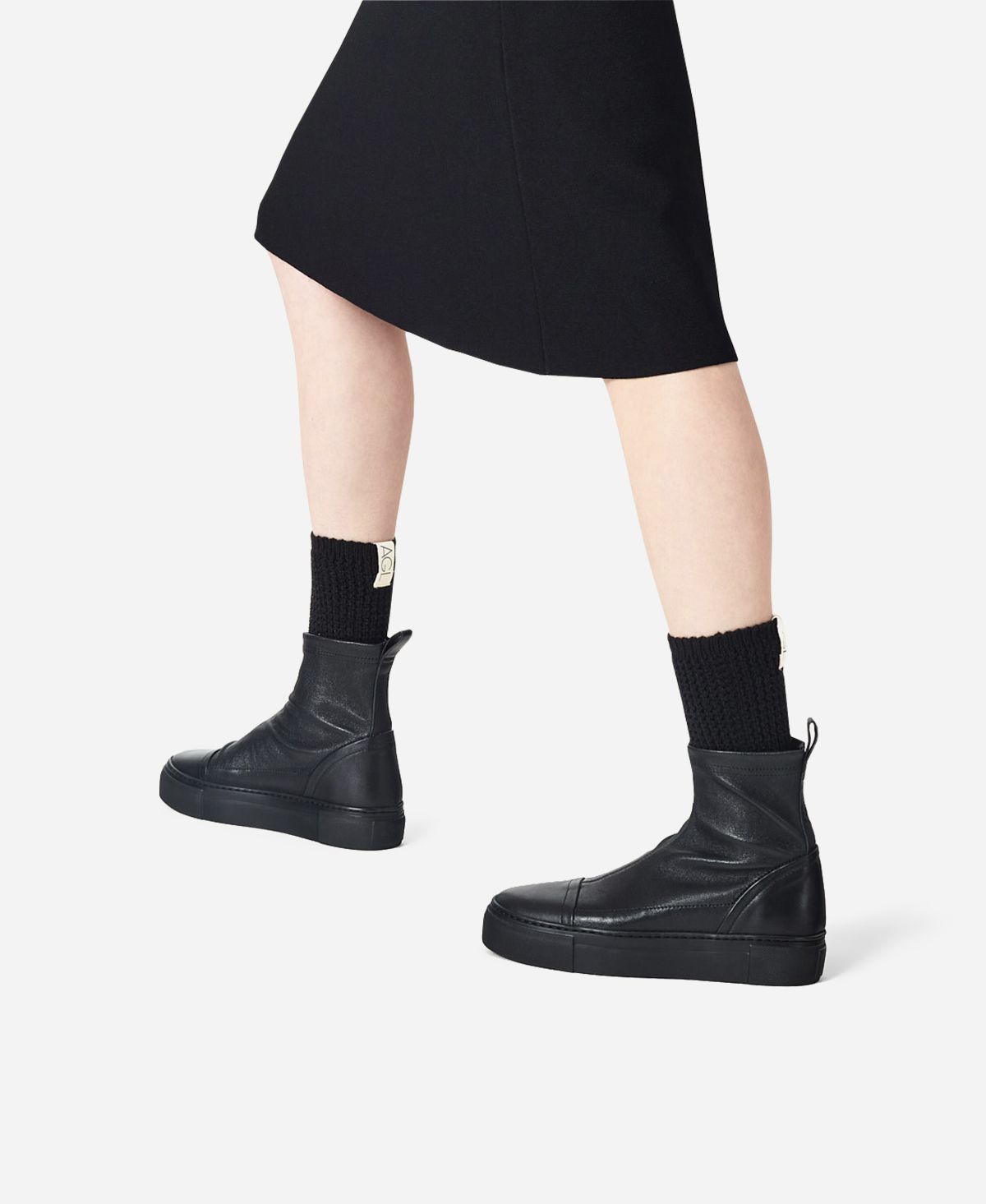 Agl Sneaker stretch Nero IRENE Saldi