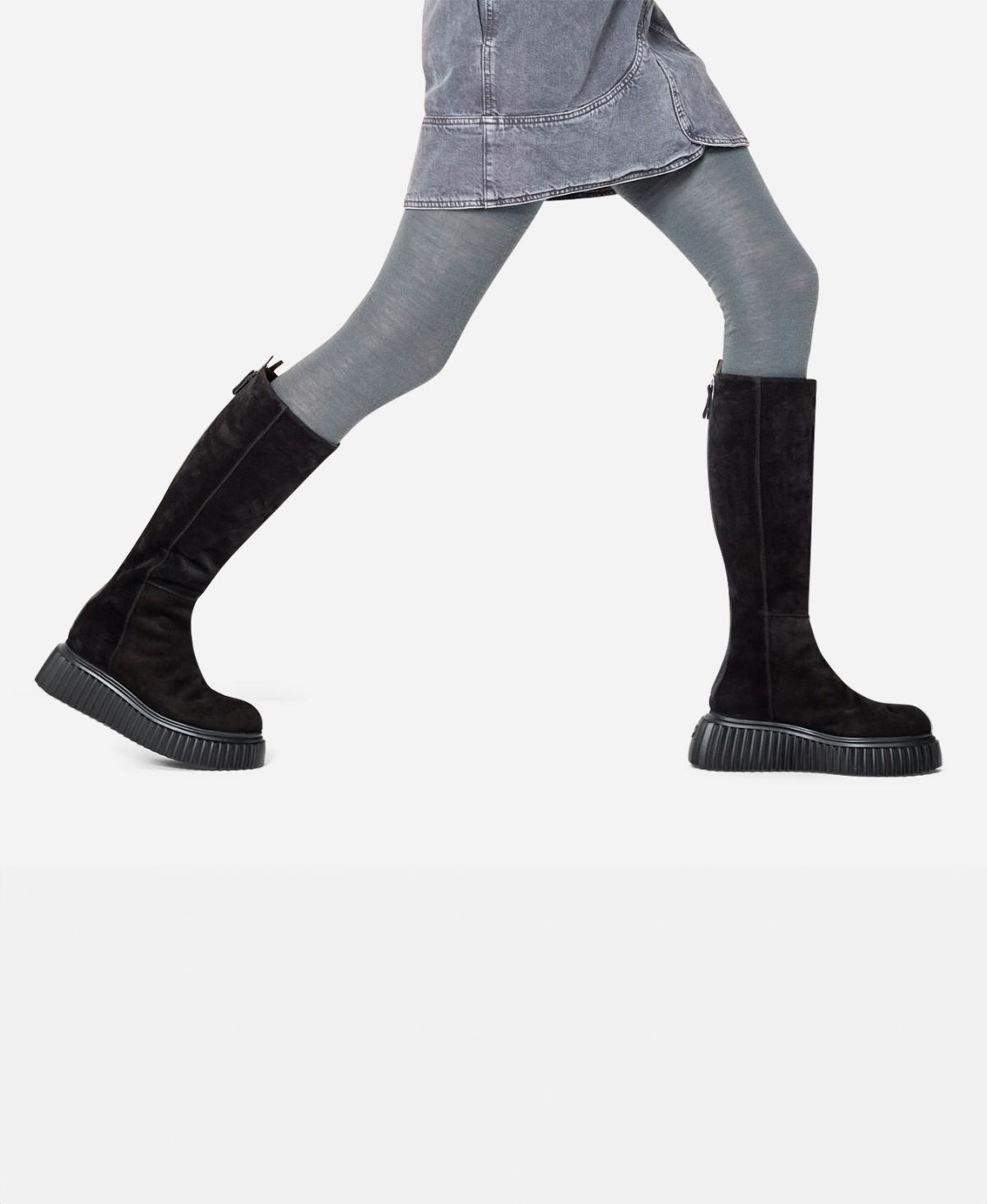 Agl Stivale in velour Nero MILAGROS BOOT Saldi Di Fabbrica