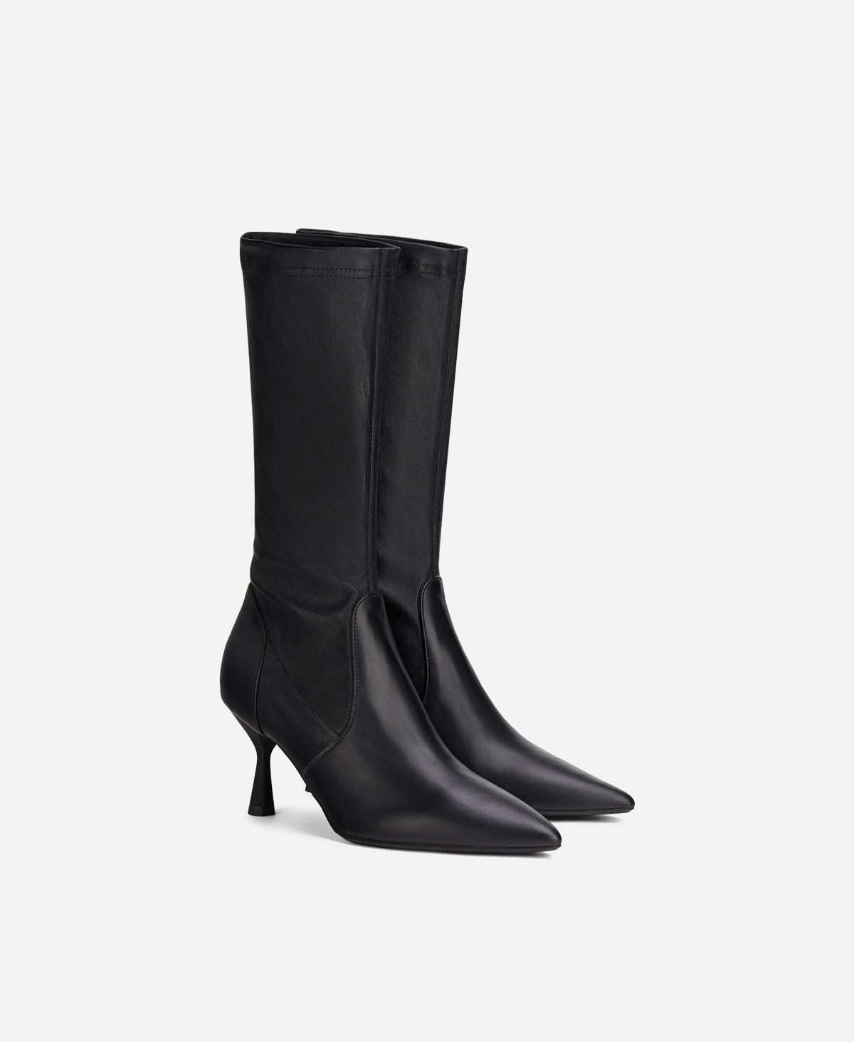 Agl Stivaletto in pelle stretch Nero LILLY In Saldo