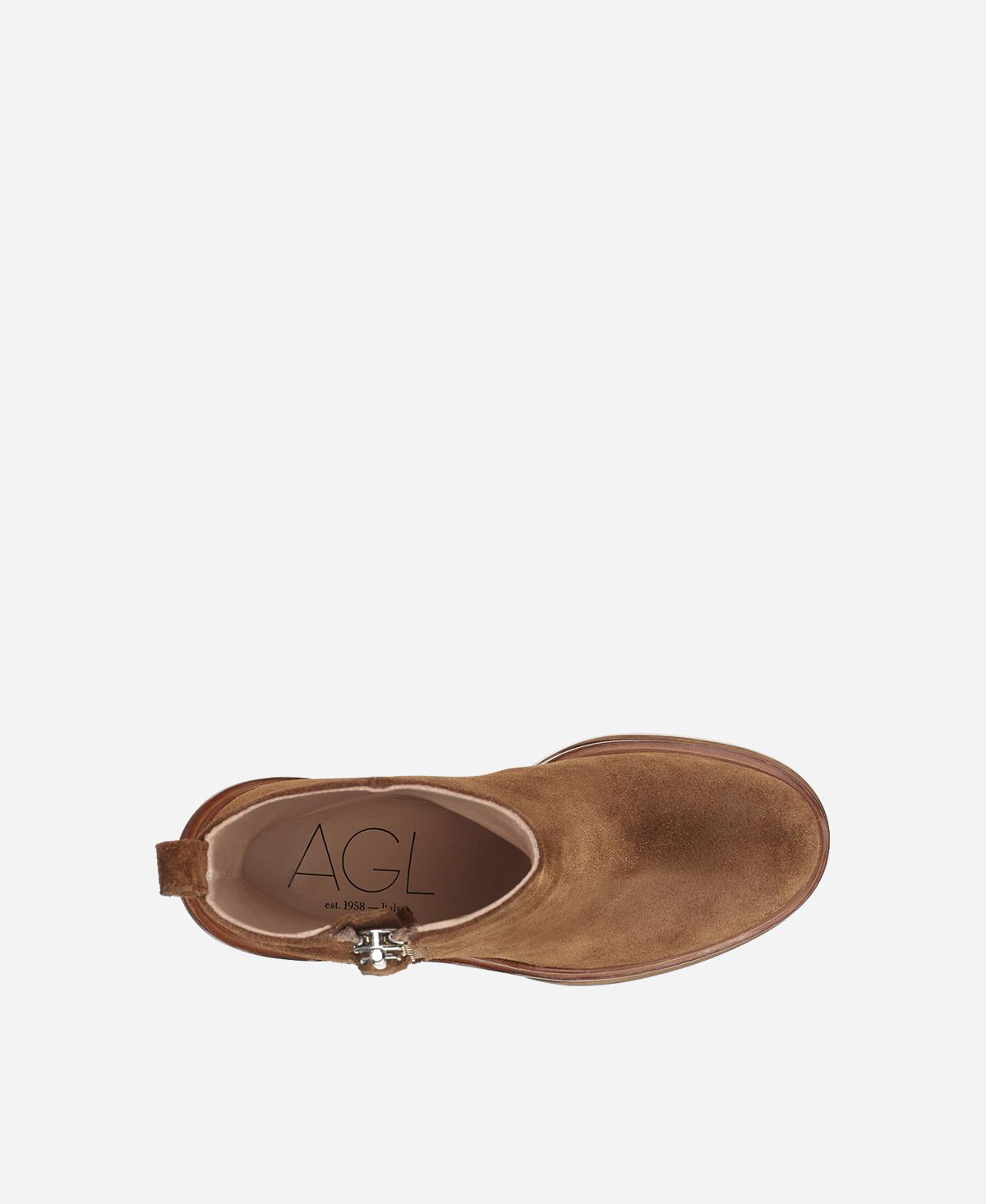 Agl Stivaletto in velour Cuoio Tora Promozione