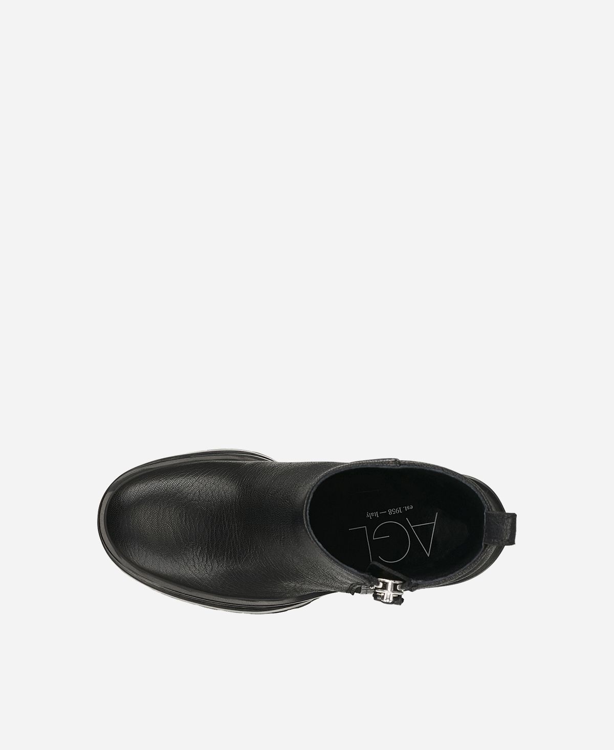 Agl Stivaletto in pelle Nero Tora Pezzi Unici