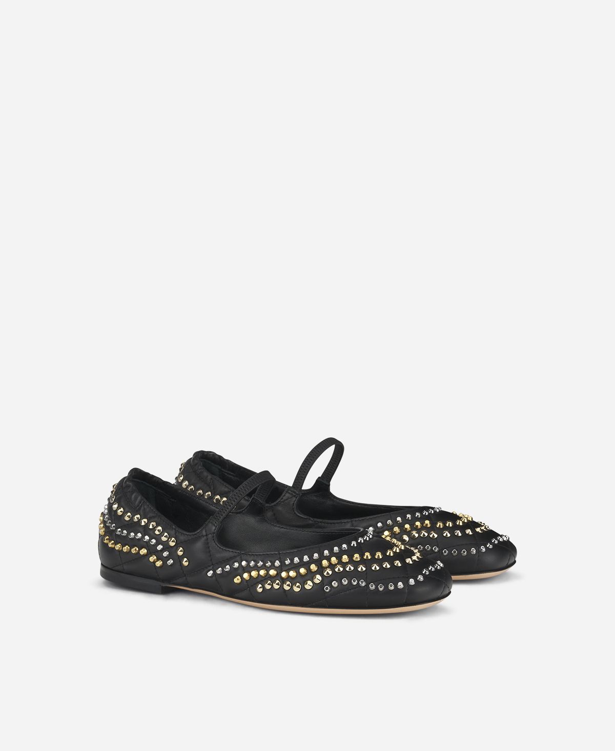 Agl Ballerina con borchie Nero Iris Studs Qualità Garantita
