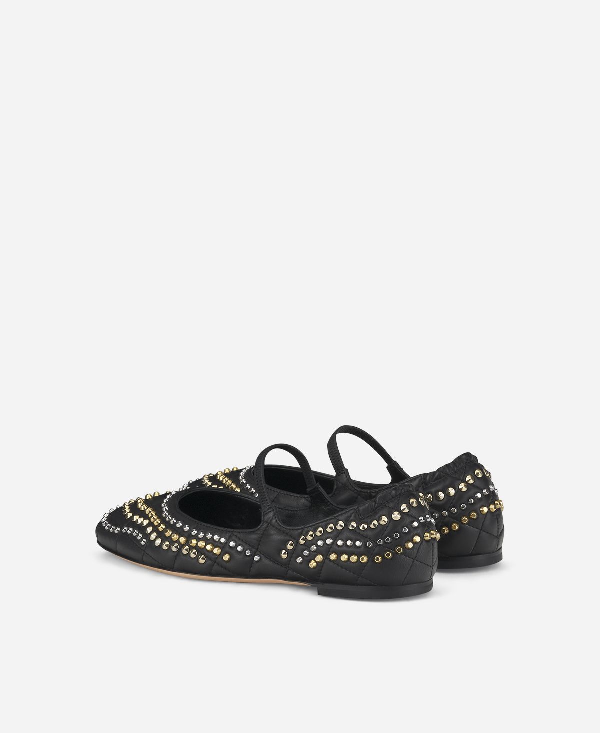 Agl Ballerina con borchie Nero Iris Studs Qualità Garantita