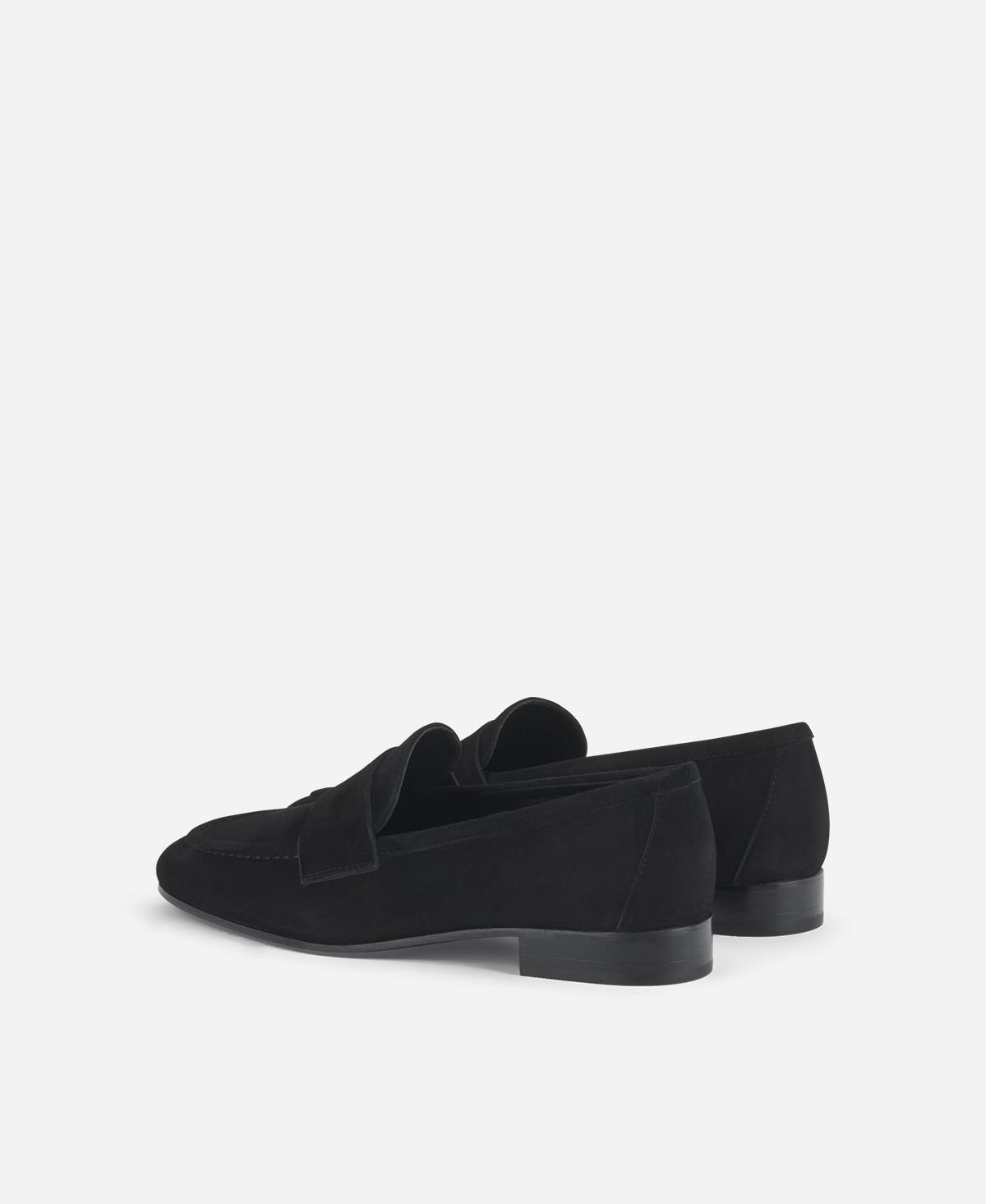 Agl Loafer in velour Nero Costanza Stitch Fino Al -60%