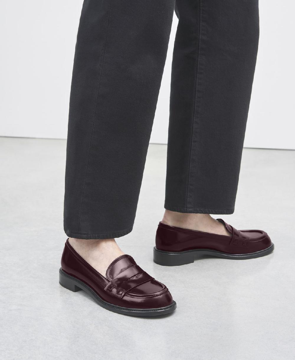 Agl Mocassino in pelle Bordeaux Olivia Novità