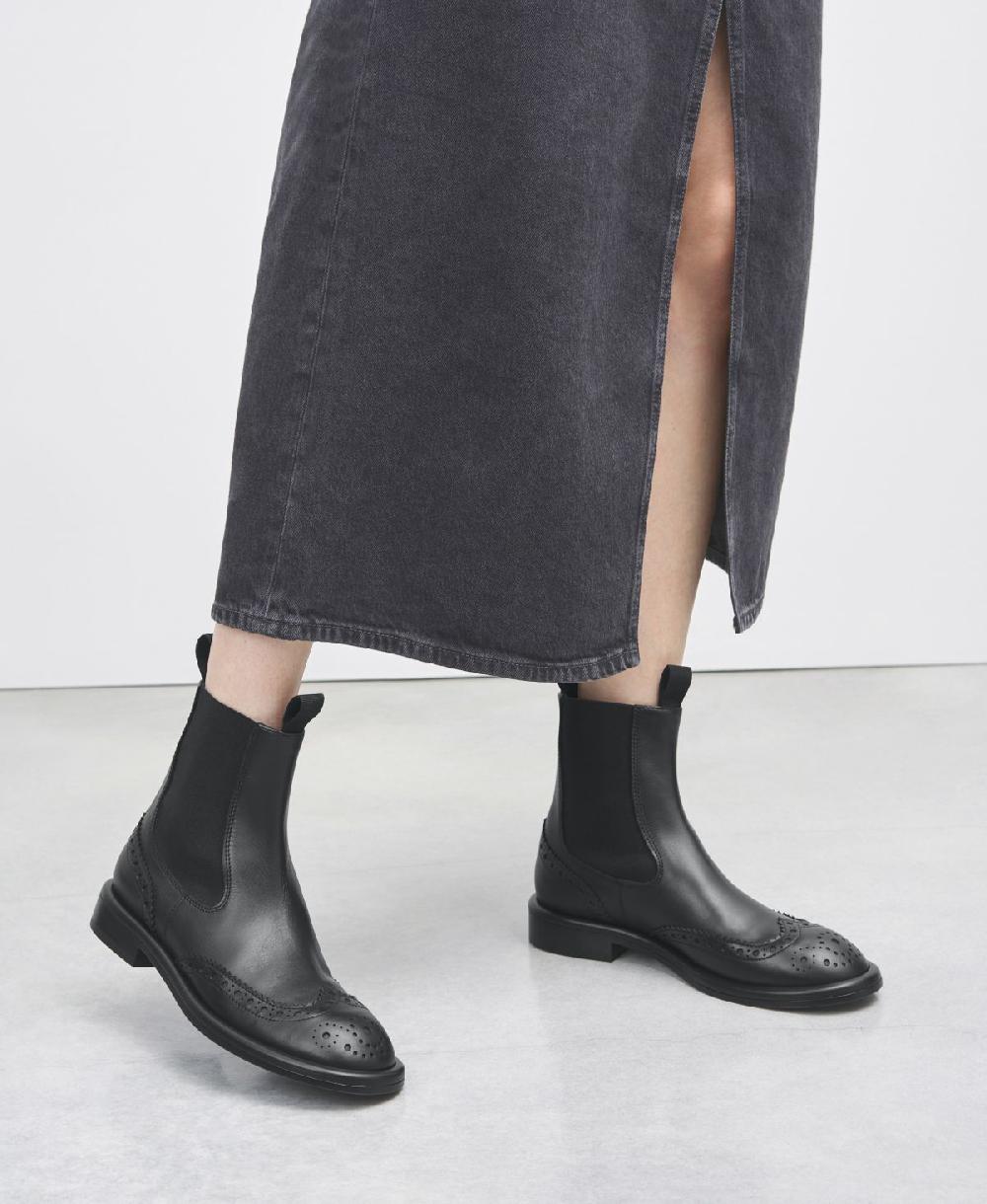 Agl Stivaletto con elastici Nero Alison Beat Sconto