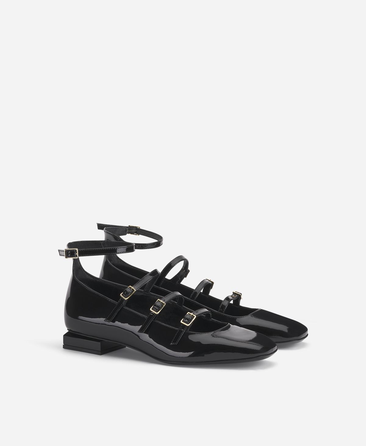 Agl Ballerina con cinturini Nero Angie L Straps Online