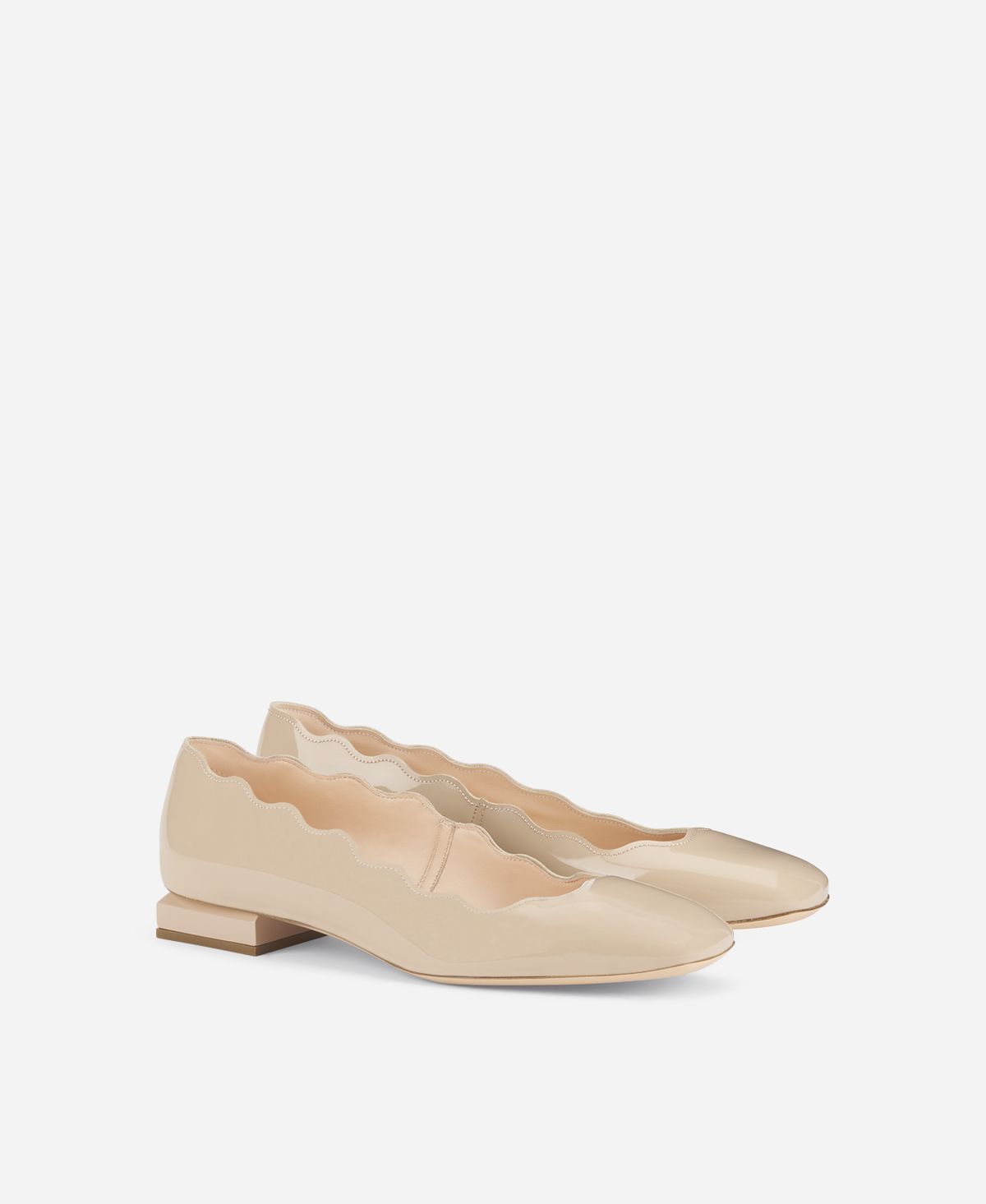Agl Ballerina in vernice Beige Angie L Wave Offerte