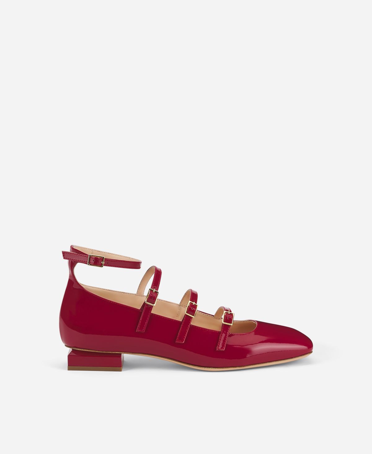 Agl Ballerina con cinturini Rosso Angie L Straps Hotsell