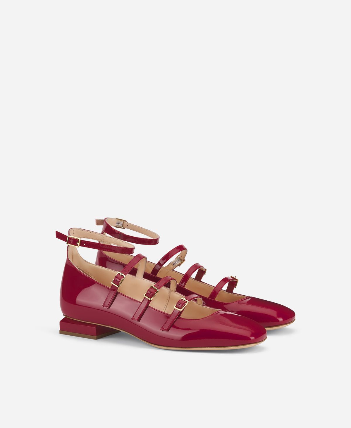 Agl Ballerina con cinturini Rosso Angie L Straps Hotsell