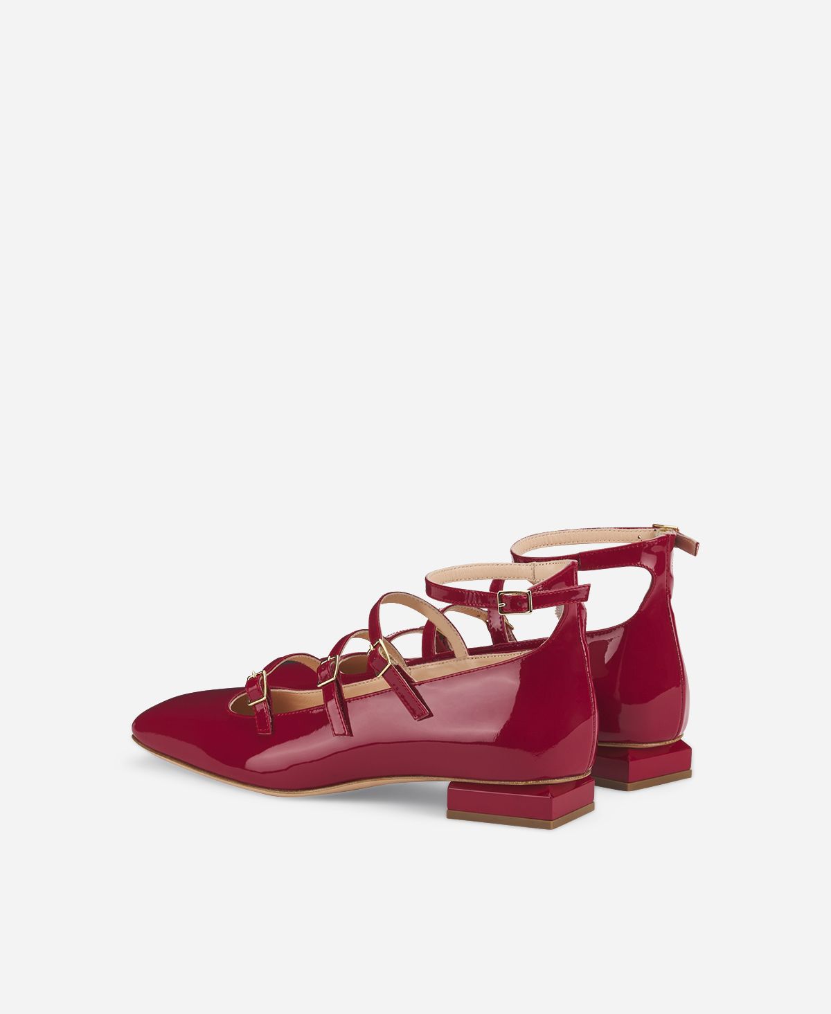Agl Ballerina con cinturini Rosso Angie L Straps Hotsell