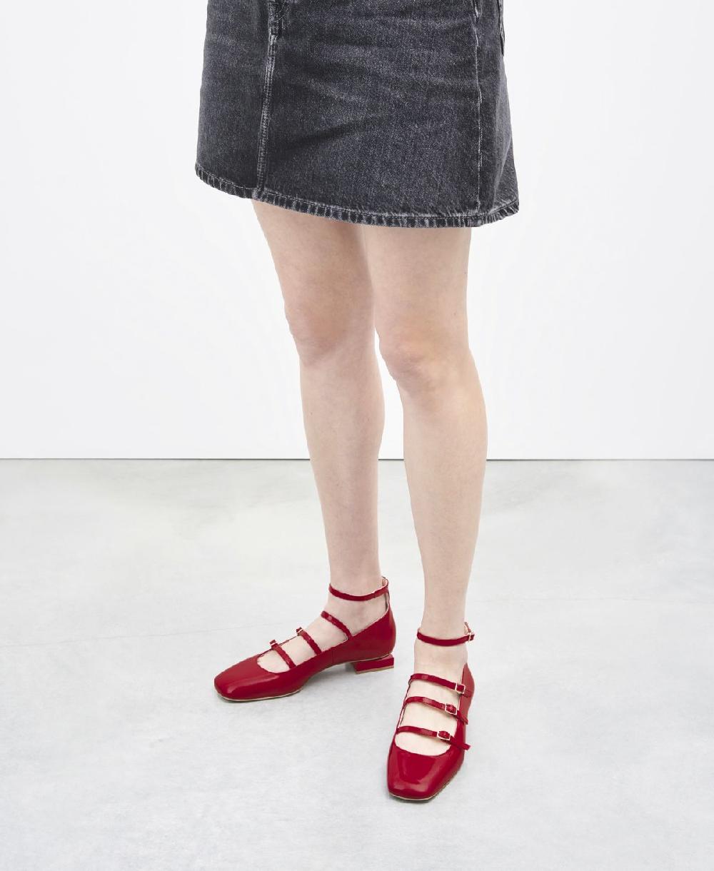 Agl Ballerina con cinturini Rosso Angie L Straps Hotsell