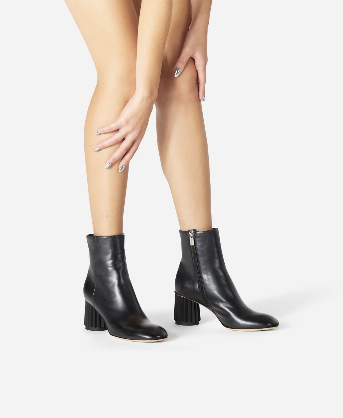 Agl Stivaletto con tacco design Nero Dorica M Bootie In Saldo