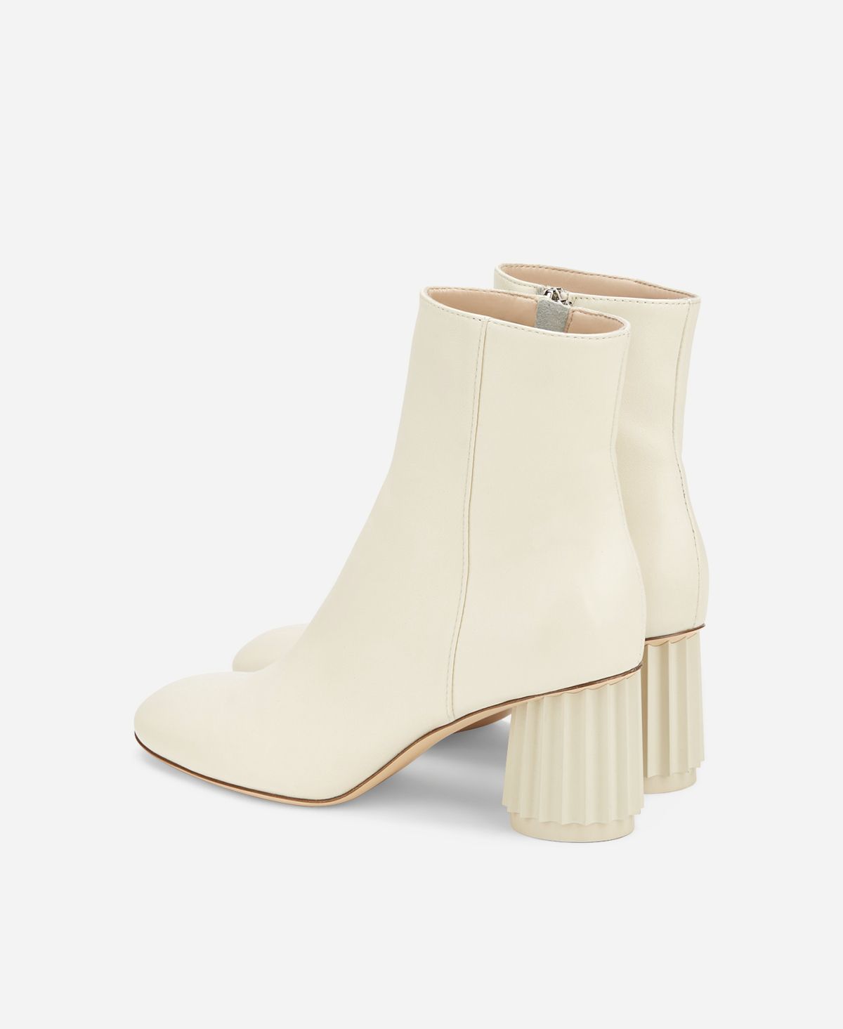 Agl Stivaletto con tacco design Crema Dorica M Bootie Nuova