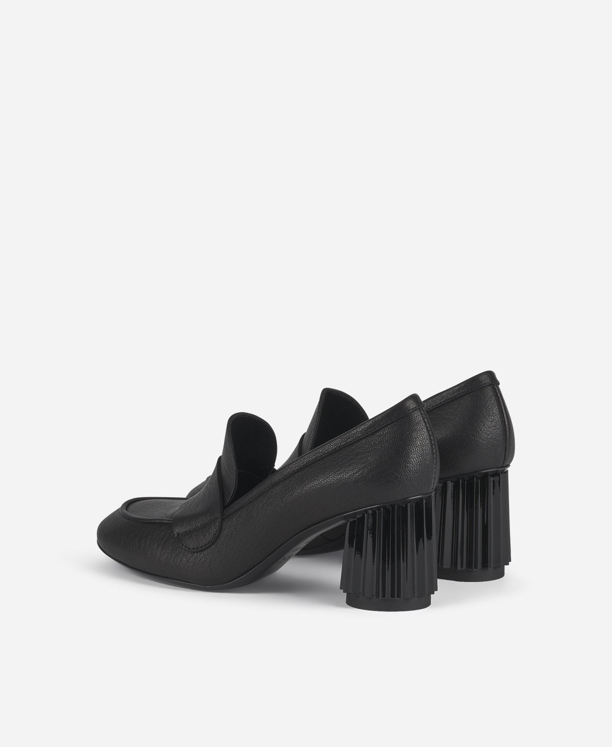 Agl Mocassino con tacco Nero Dorica M Moc Moda