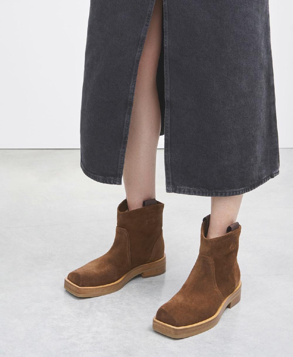 Agl Stivaletto texano Cuoio Rina Low Italia