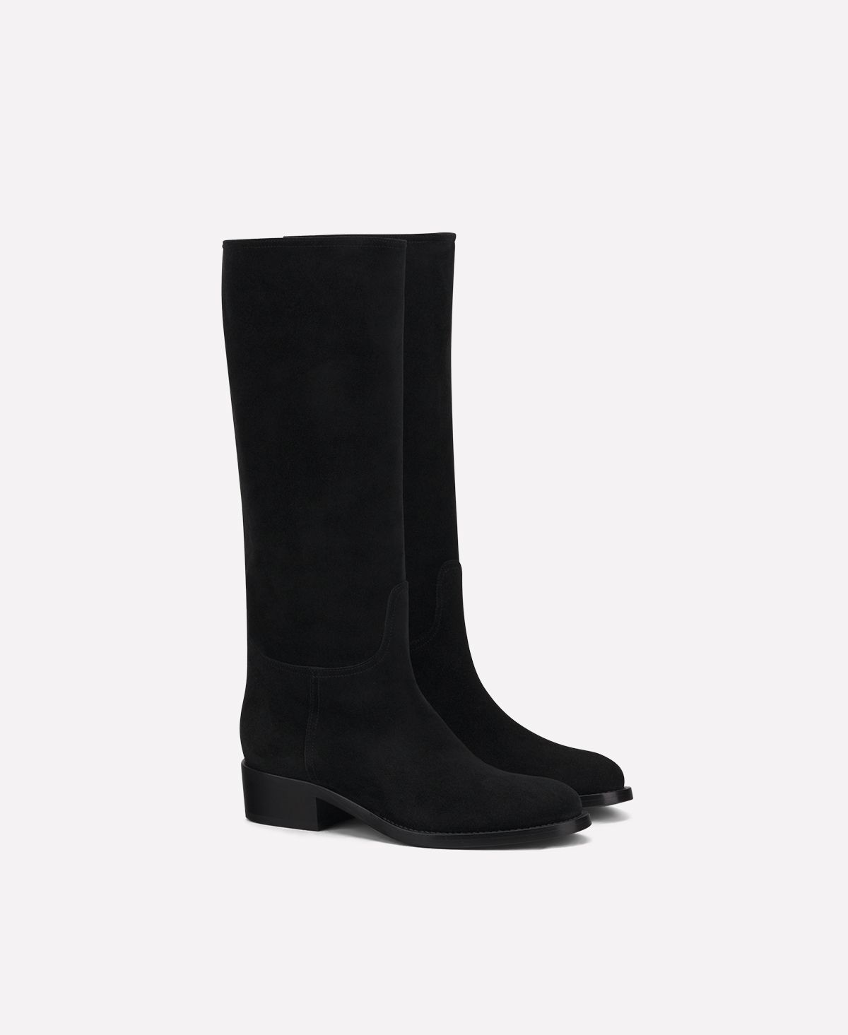 Agl Stivale in velour waterproof Nero Georgia In Linea