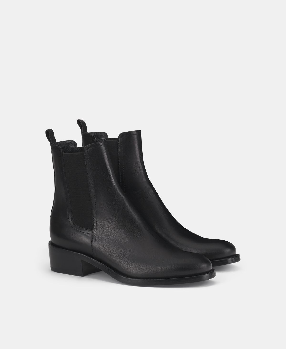 Agl Beatle in pelle Nero Georgia Beat Qualità