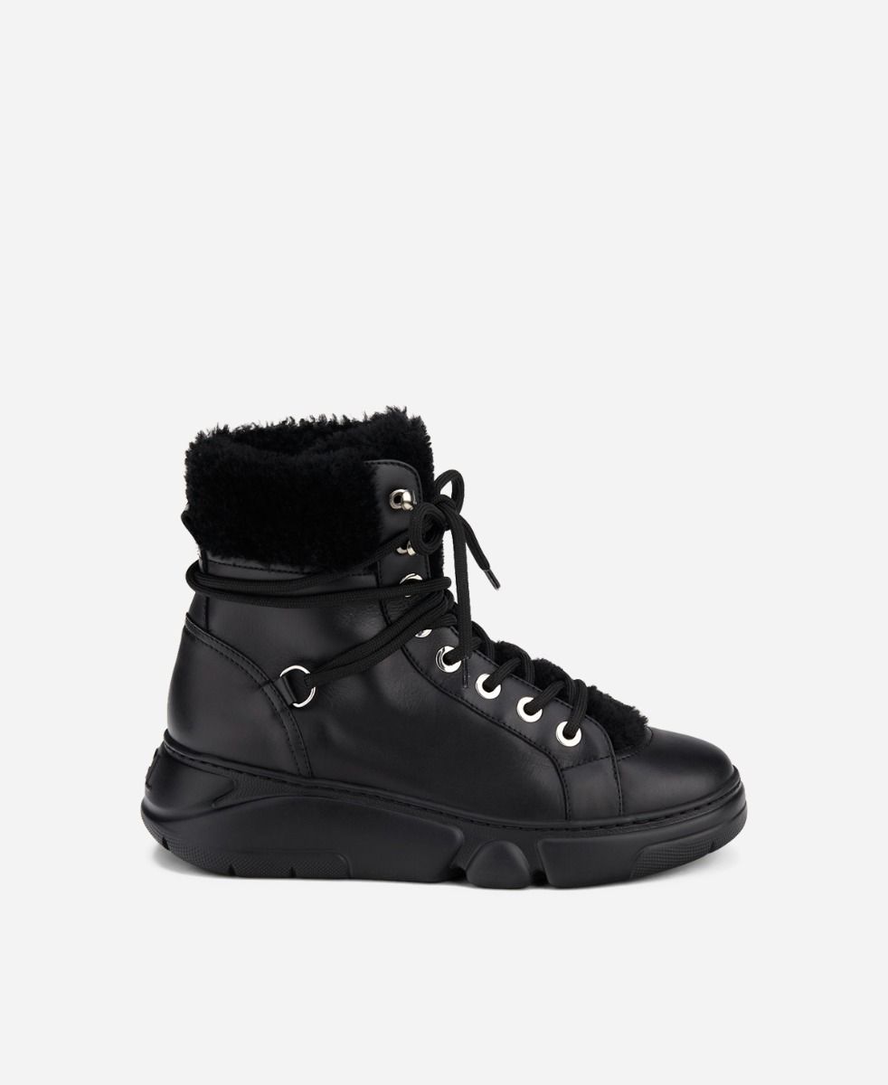 Agl Sneaker con montone Nero GISELLE Acquista Ora