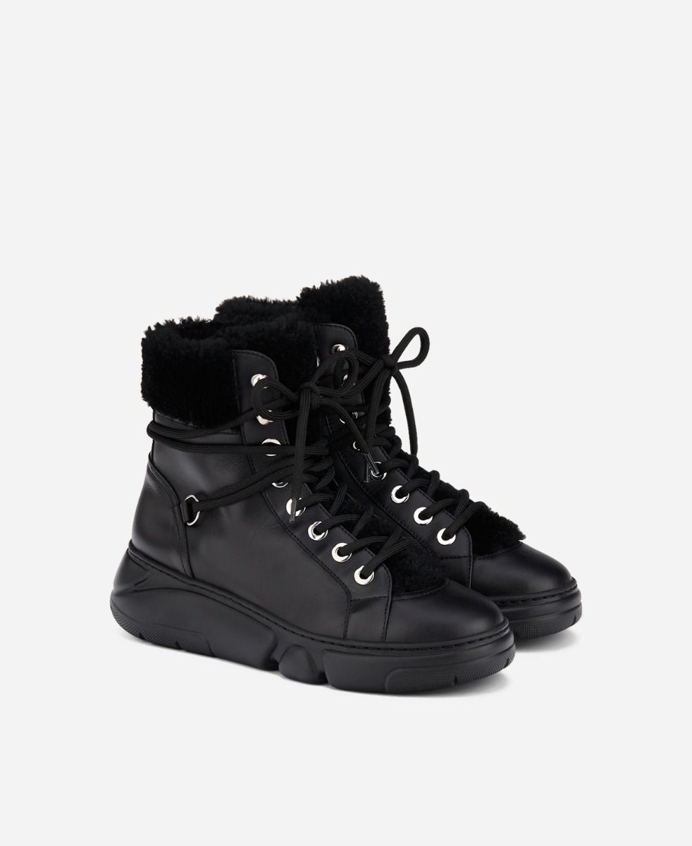Agl Sneaker con montone Nero GISELLE Acquista Ora
