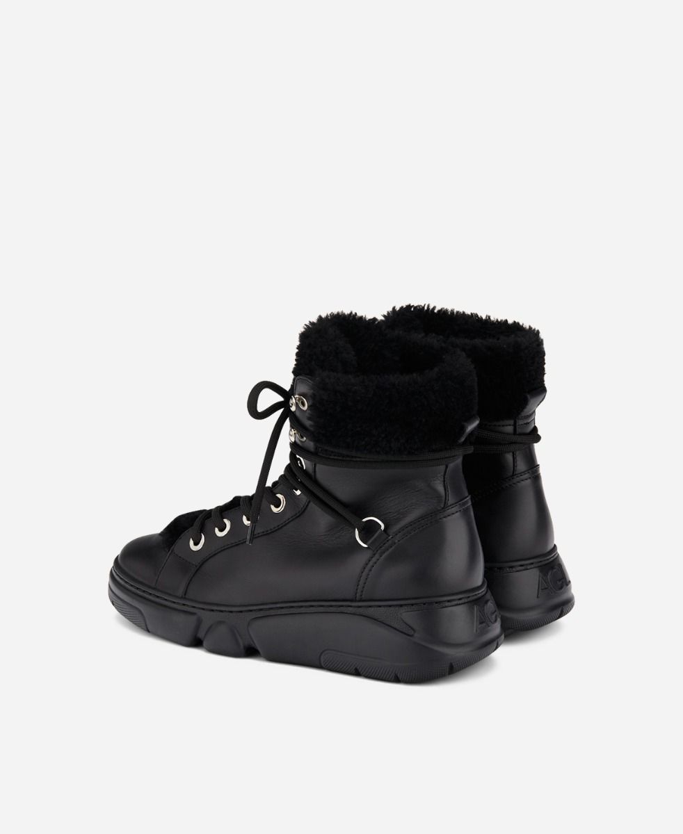 Agl Sneaker con montone Nero GISELLE Acquista Ora