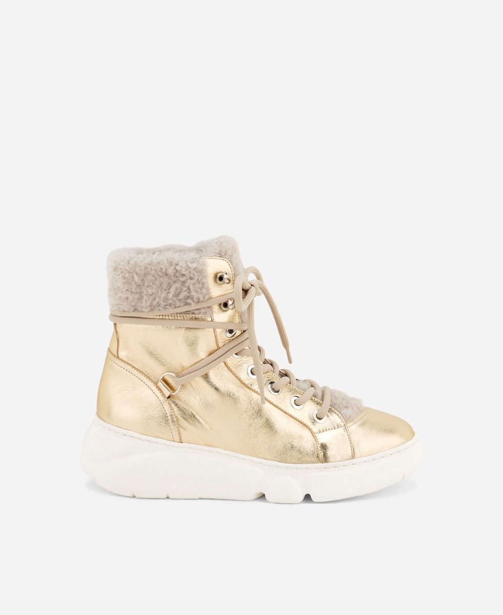 Agl Sneaker con montone Platino GISELLE Consegna Veloce