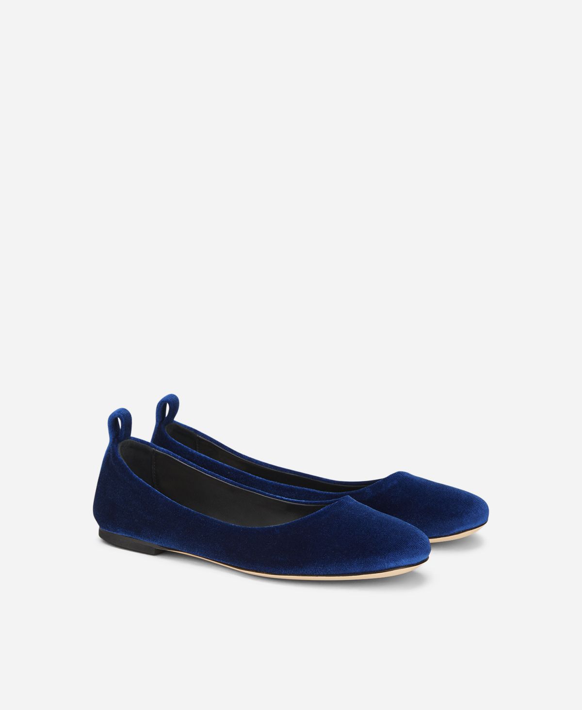 Agl Ballerina in velluto Blu Kim Vendite Flash