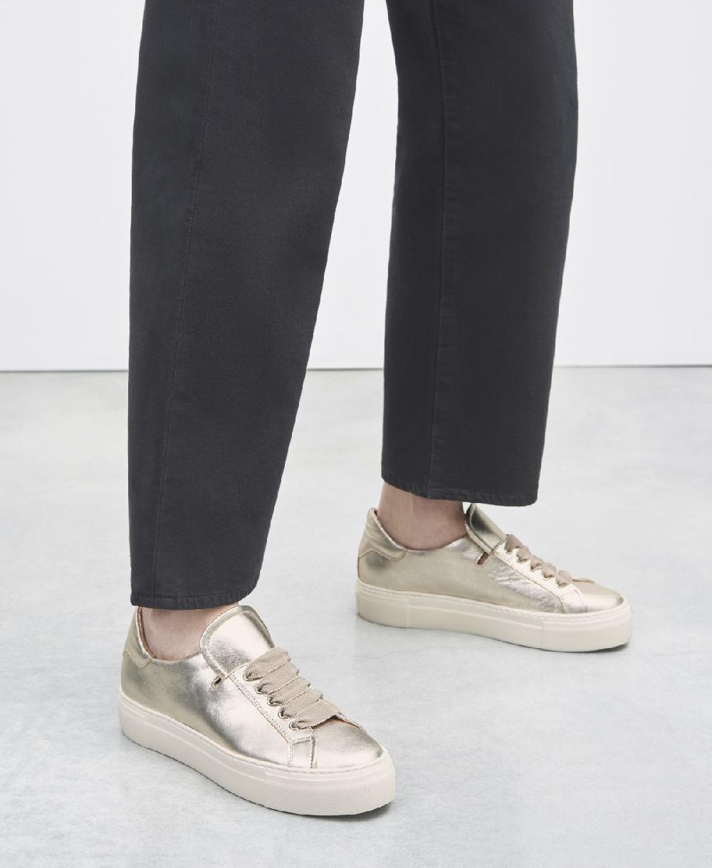 Agl Sneaker in pelle metal Platino EDDA 2025