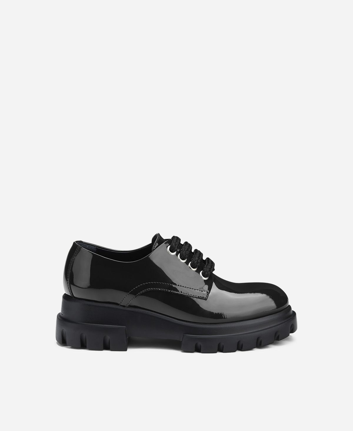 Agl Stringata in pelle Nero MAXINE LACE UP Nuovo