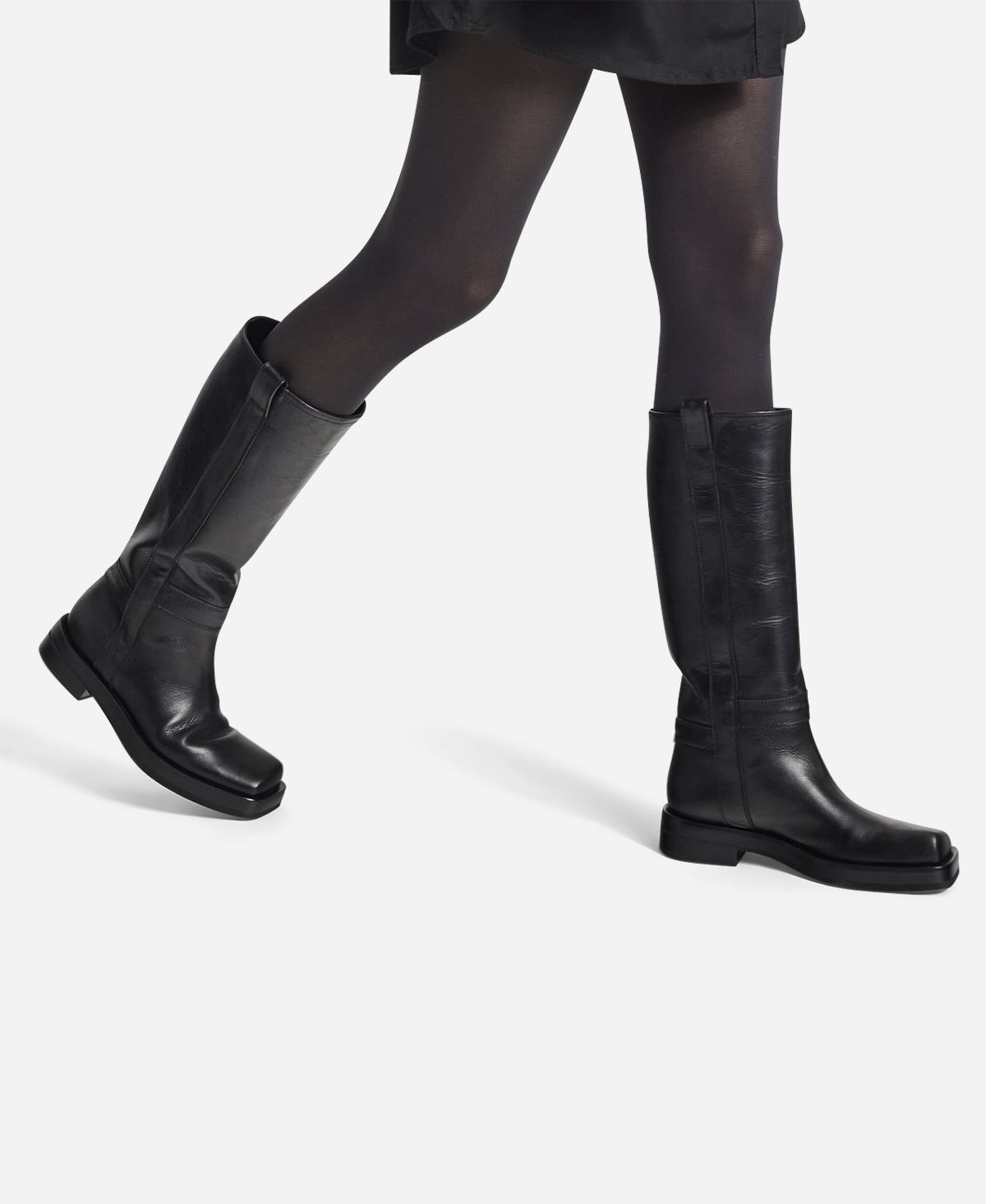 Agl Stivale texano Nero RINA BOOT Ritorno libero
