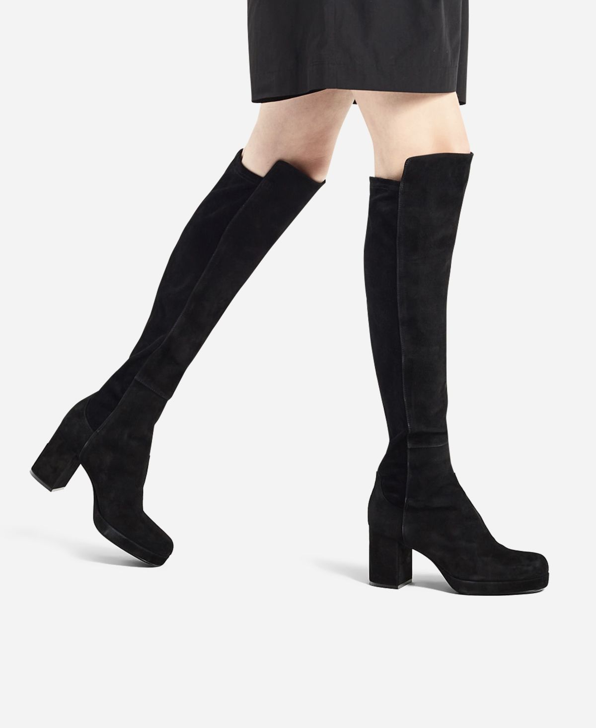 Agl Stivale in velour Nero BETTY HIGH Shopping Online
