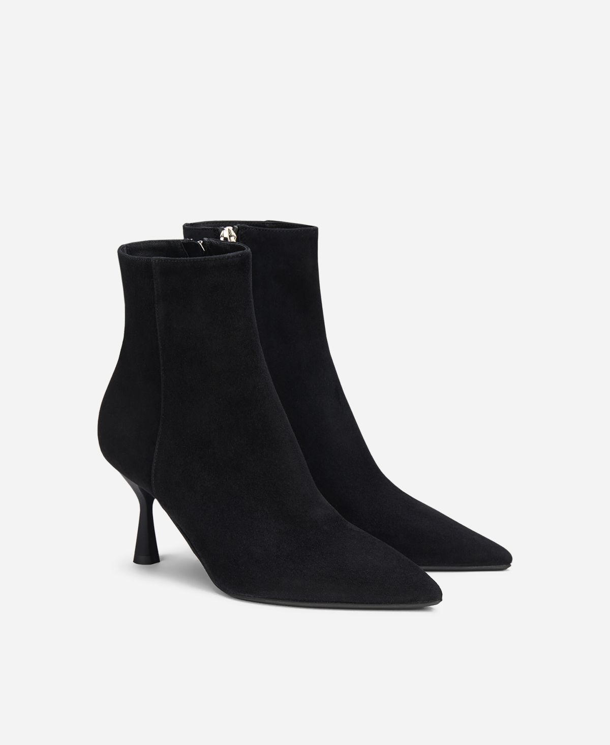 Agl Stivaletto in velour Nero IDE BOOTIE Prezzo Ridotto