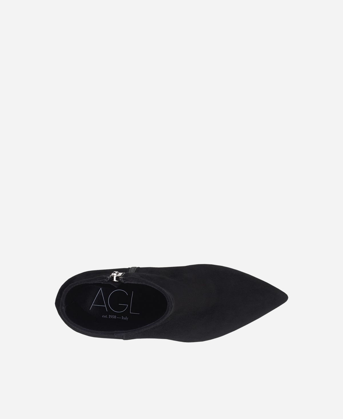 Agl Stivaletto in velour Nero IDE BOOTIE Prezzo Ridotto