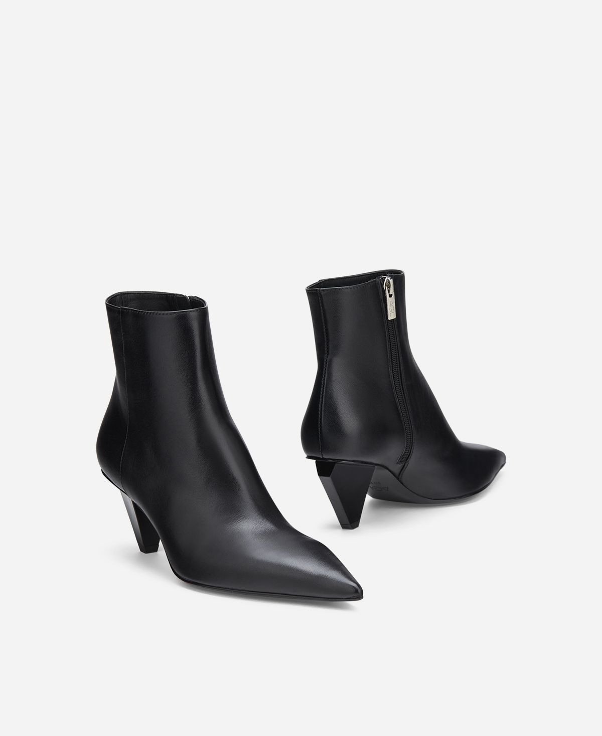 Agl Stivaletto in pelle Nero KNIFE BOOTIE Sottocosto
