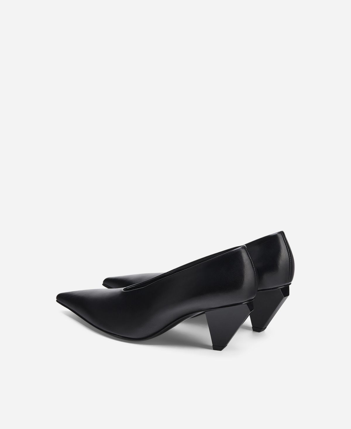 Agl Décolleté in pelle Nero KNIFE PUMP Convenienza