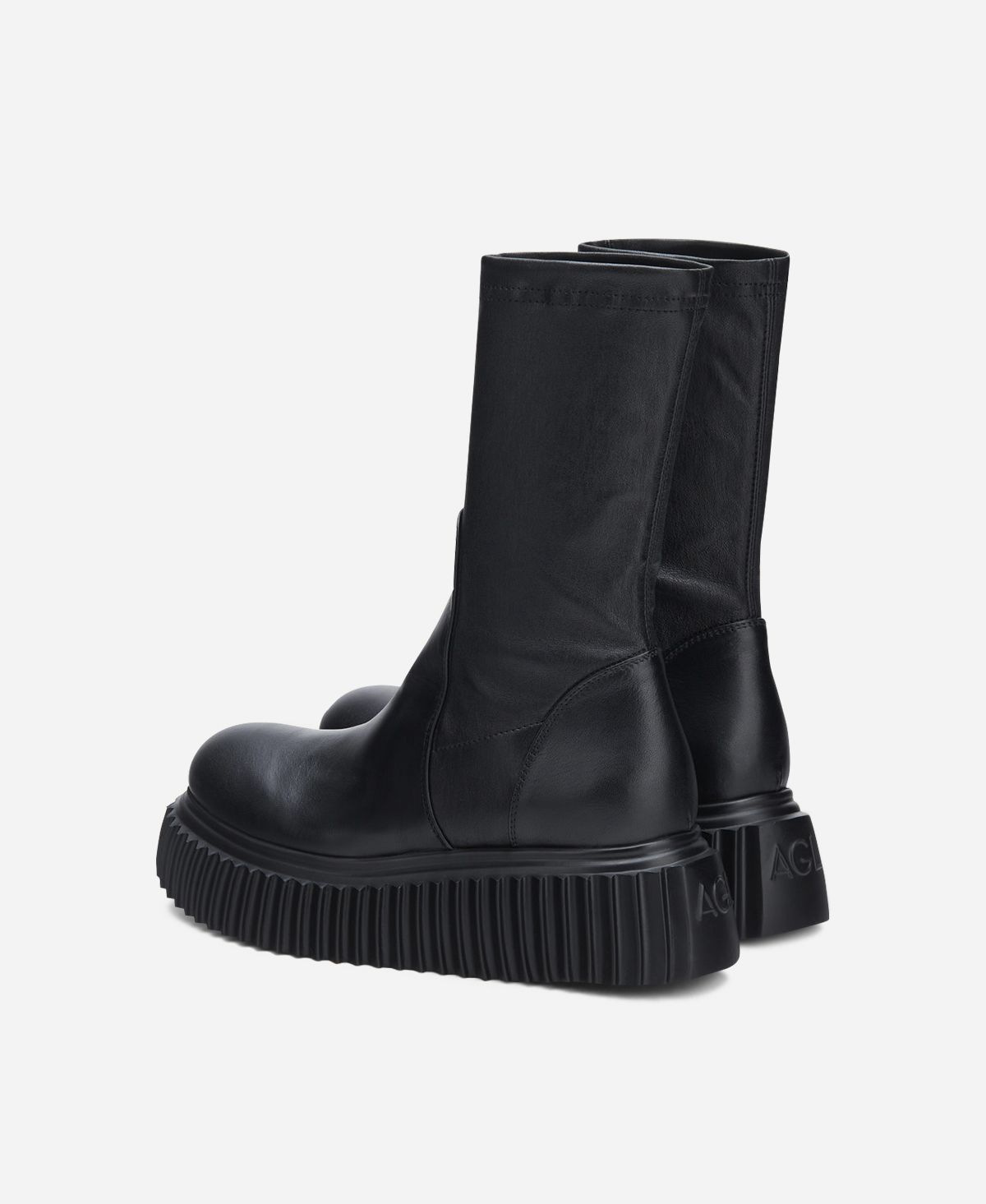 Agl Stivaletto in nappa Nero MILAGROS STRETCH Sconto