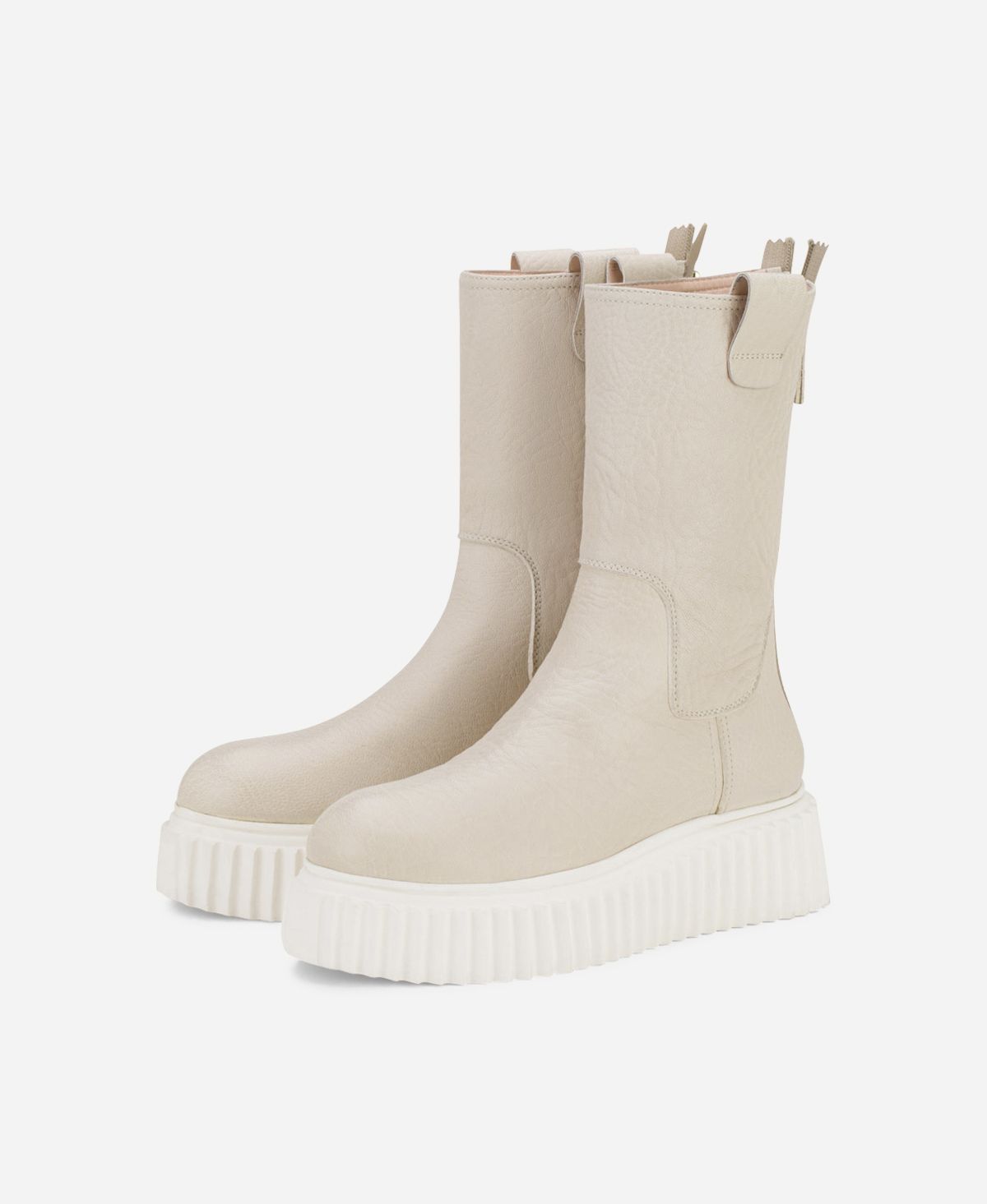 Agl Stivale in pelle Crema MILAGROS Online