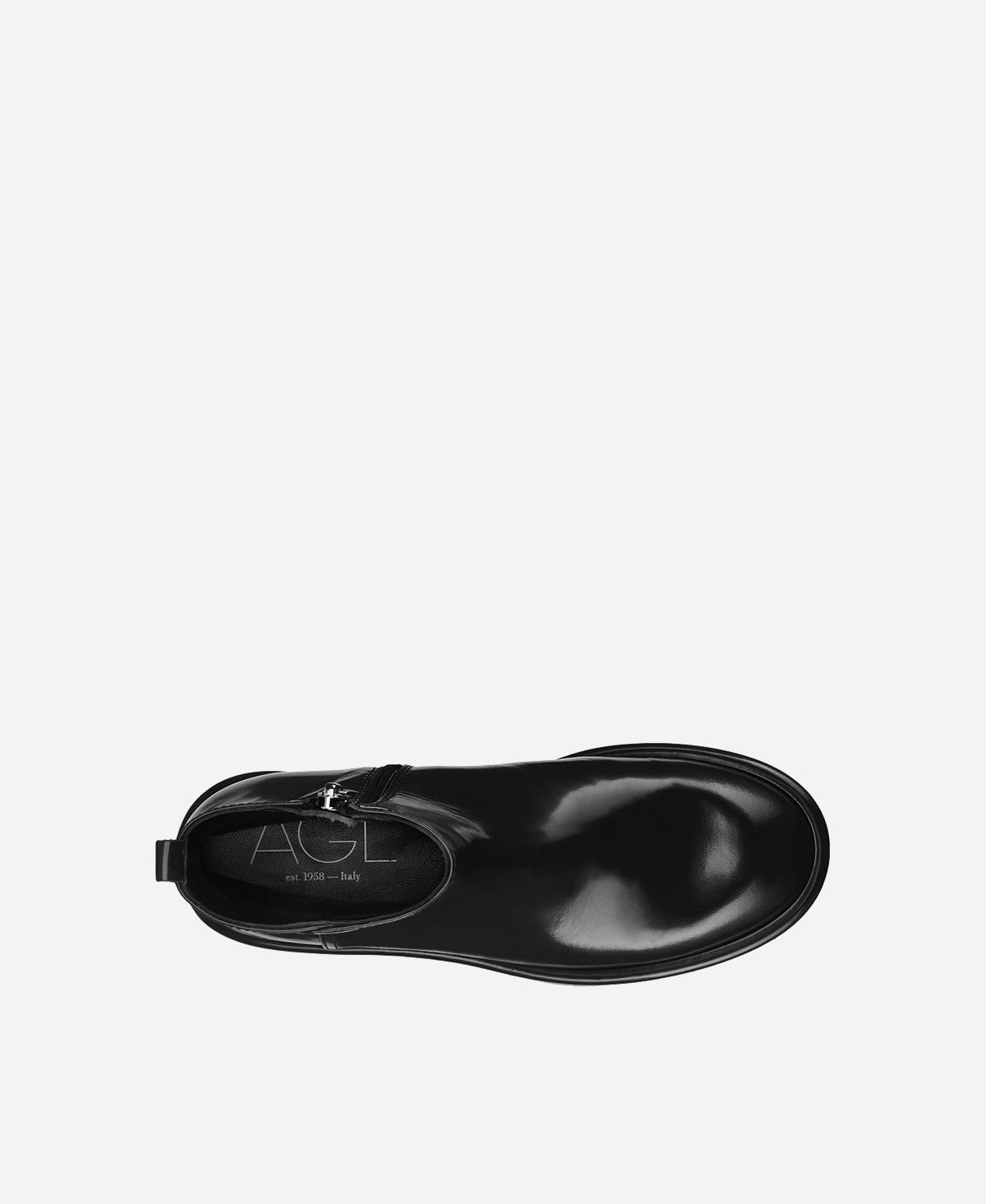 Agl Stivaletto in pelle Nero ALISON Moda