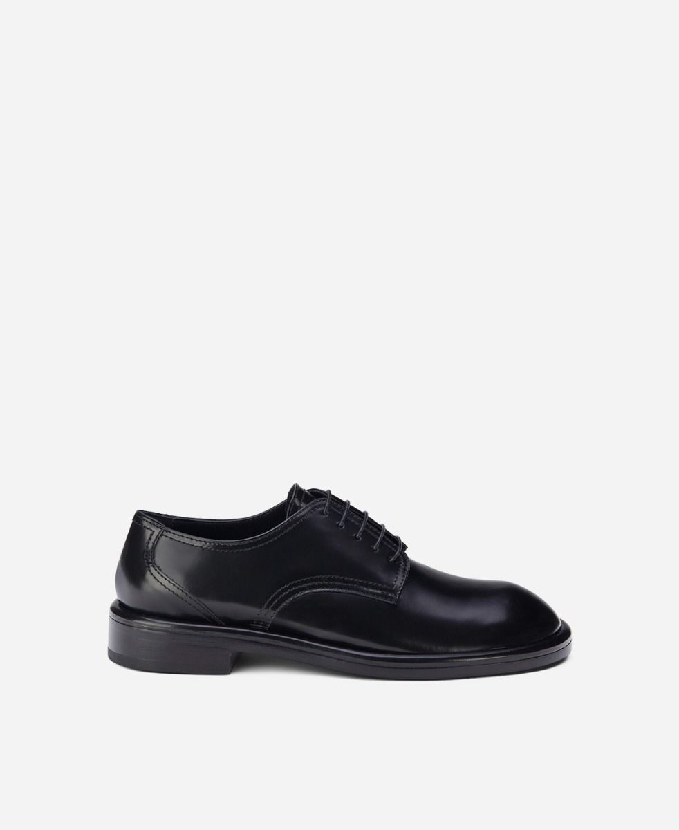 Agl Stringata in pelle Nero ALISON LACE UP Italy